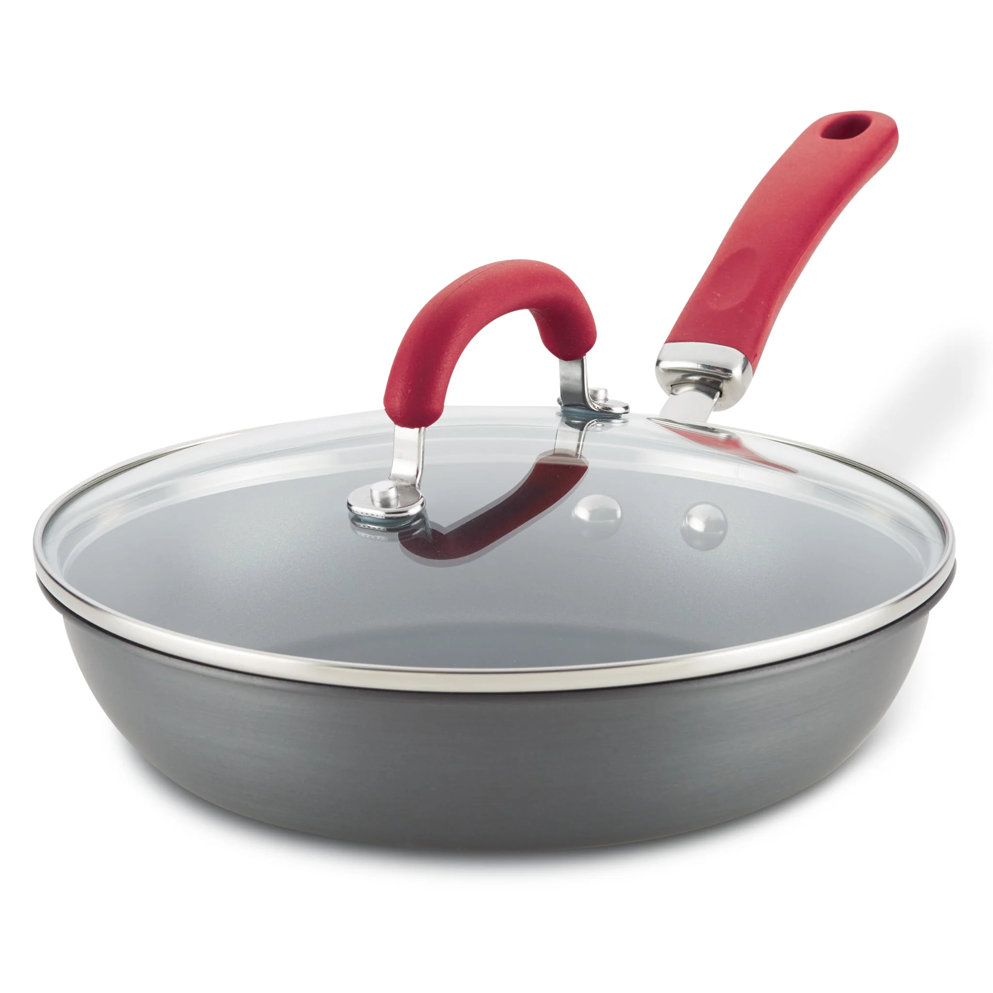 10.25-Inch Hard Anodized Nonstick Induction Covered Deep Frying Pan - Image 16