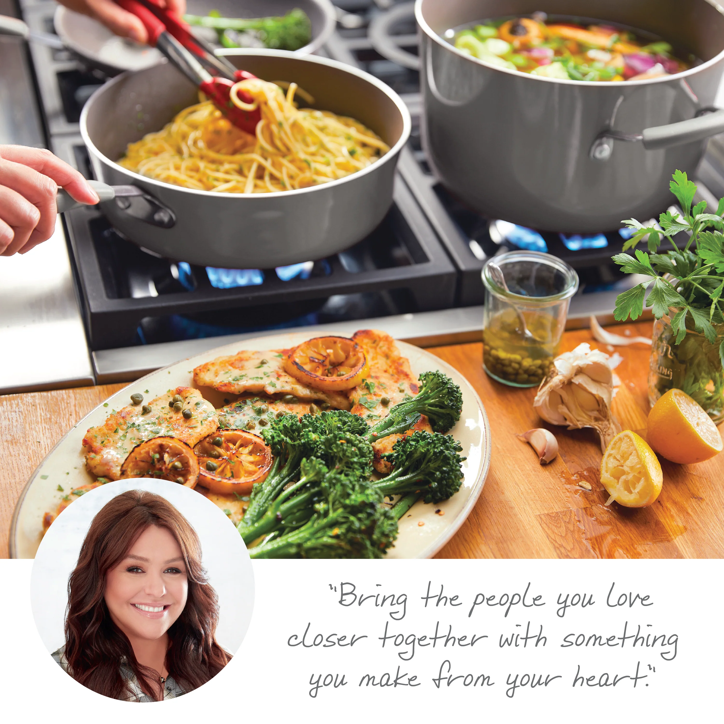 14-Piece Cucina Nonstick Cookware and Measuring Cup Set - Image 18
