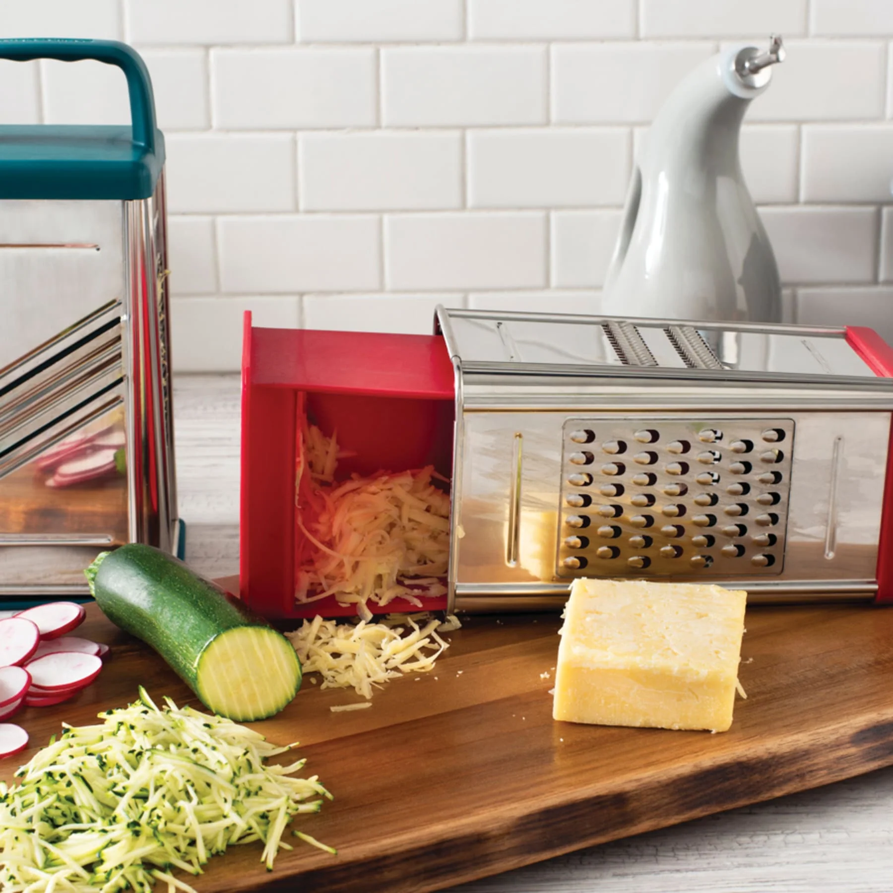 4 - Sided Box Grater with Storage Box - Image 3