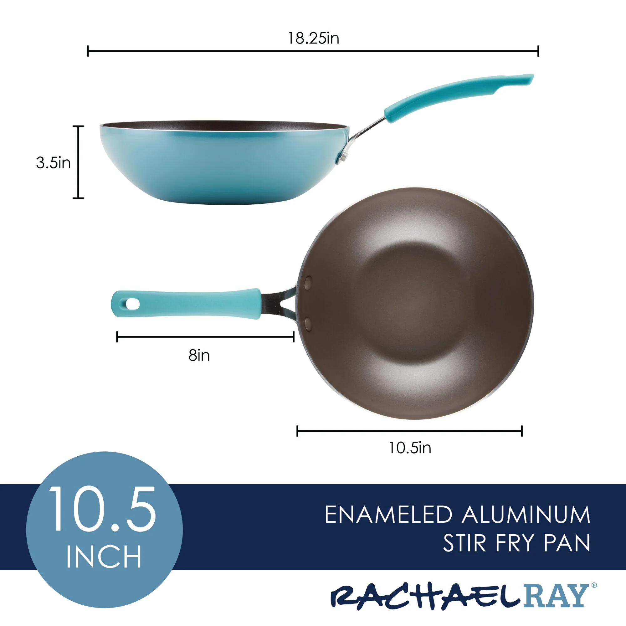 10.5-Inch Cook + Create Nonstick Open Stir Fry - Image 10