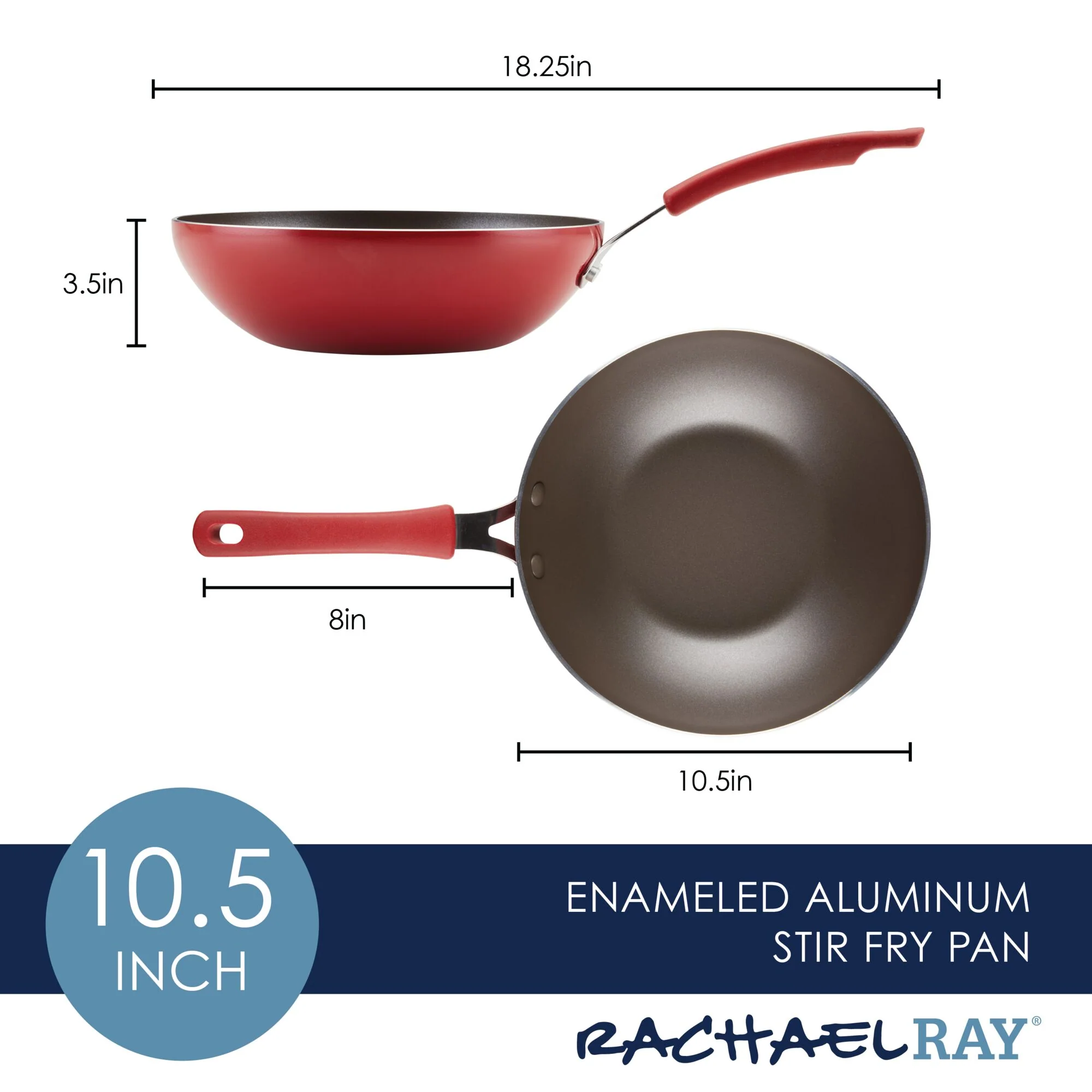 10.5-Inch Cook + Create Nonstick Open Stir Fry - Image 15