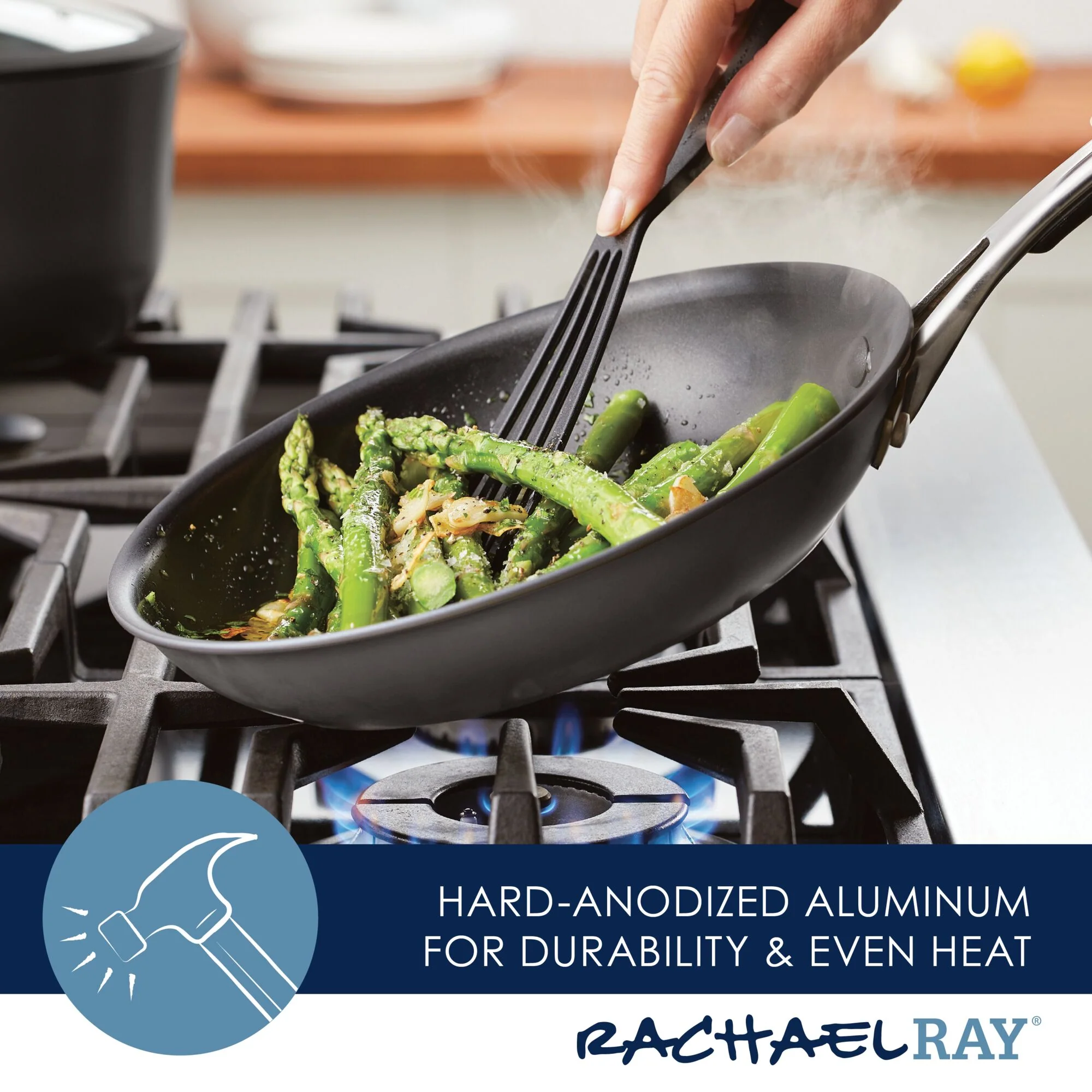 Cook + Create Hard Anodized Nonstick Cookware Sets - Image 4