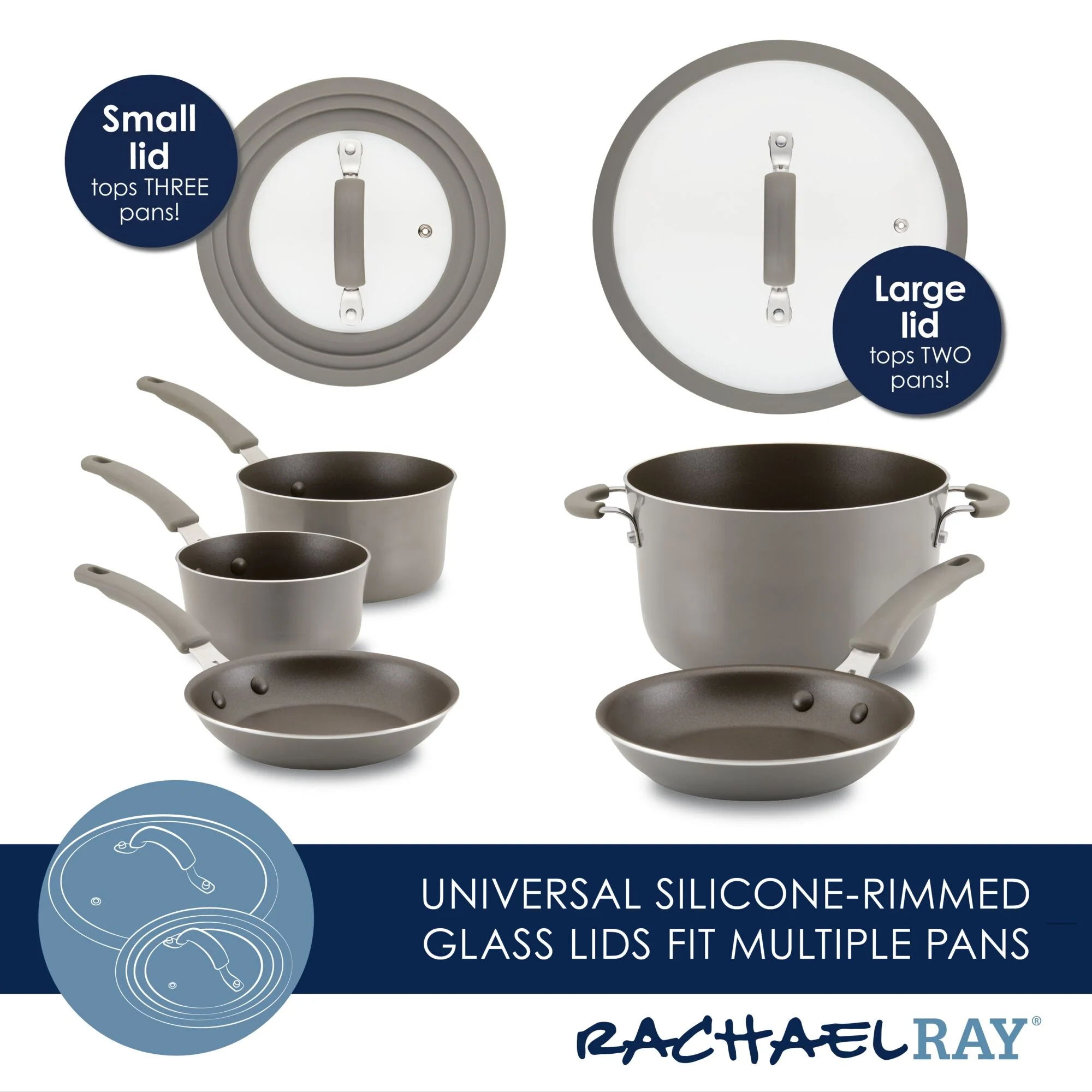 Cook + Create Nonstick Cookware Sets - Image 11