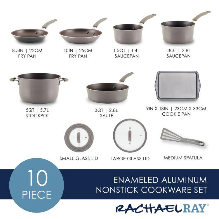 Cook + Create Nonstick Cookware Sets - Image 48