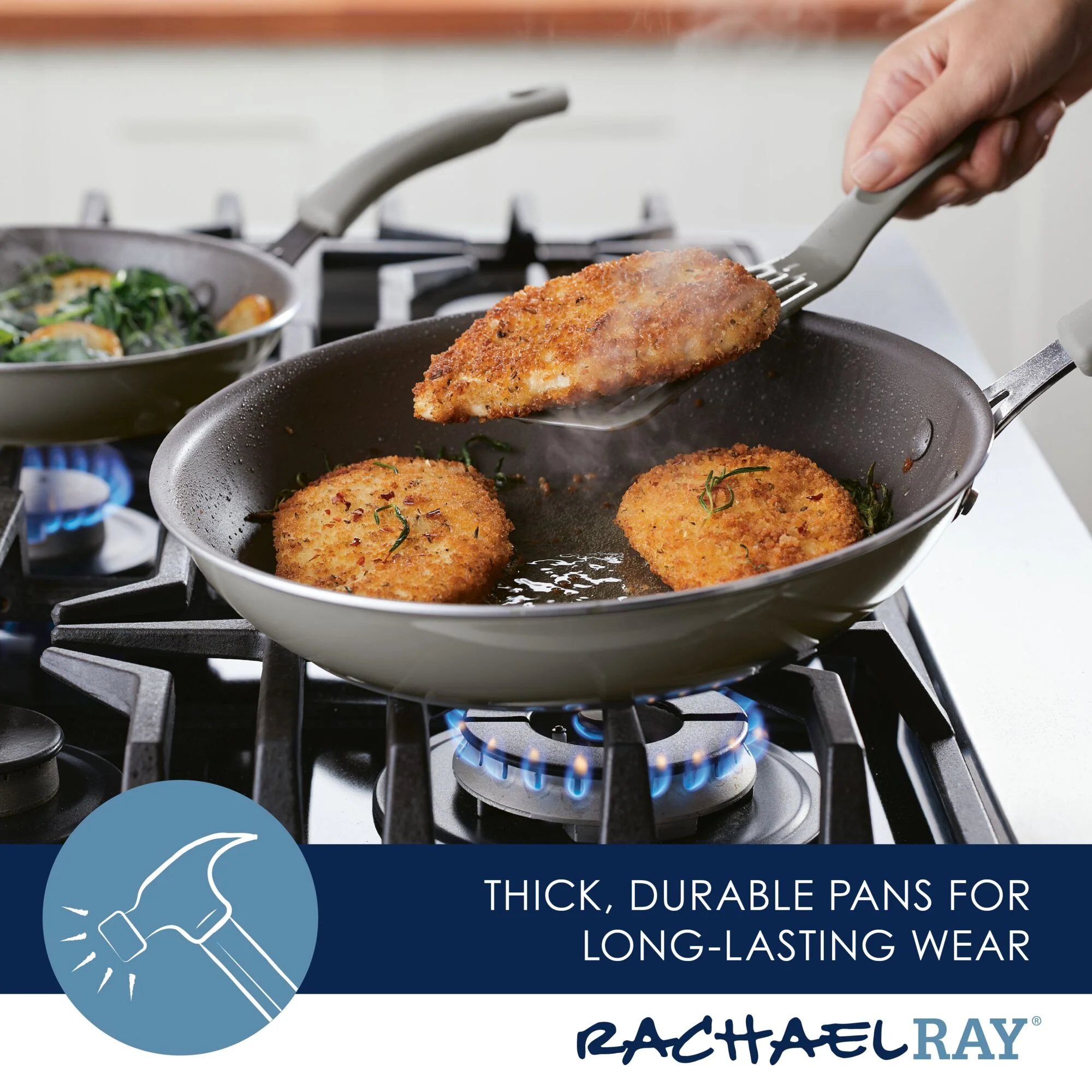 2-Piece Cook + Create Nonstick Frying Pan Set - Image 7