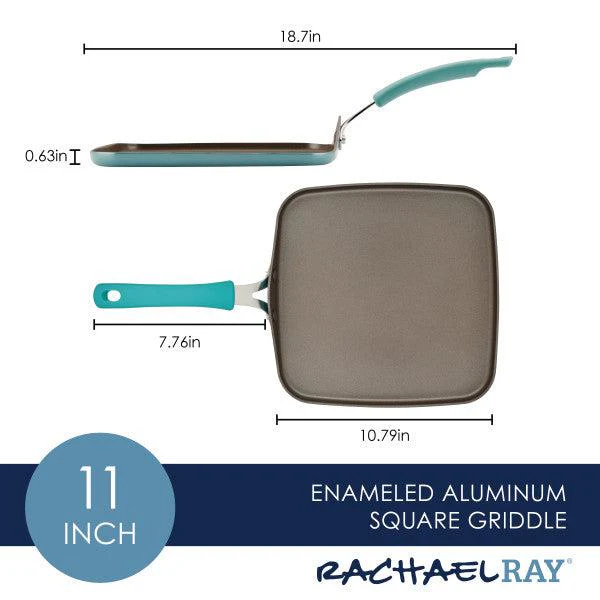 11-Inch Cook + Create Nonstick Square Griddle Pan - Image 22