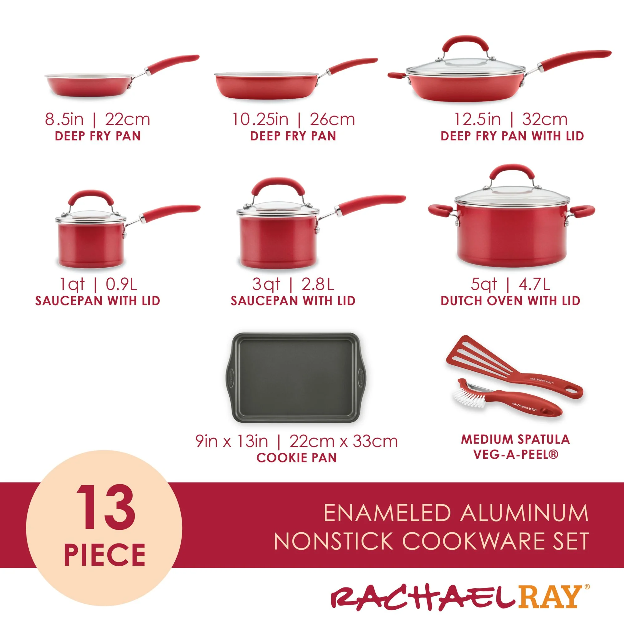 13-Piece Nonstick Induction Cookware Set - Image 22