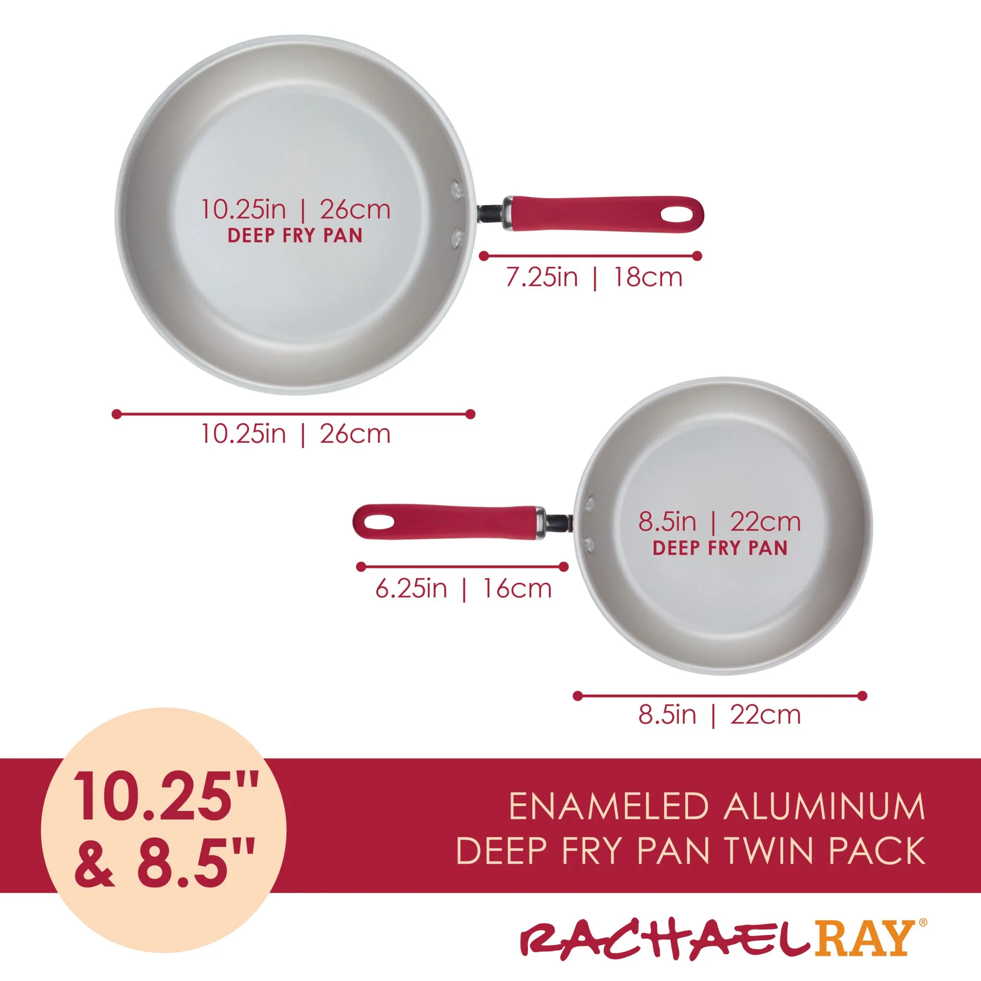 2-Piece Nonstick Induction Frying Pan Set - Image 3