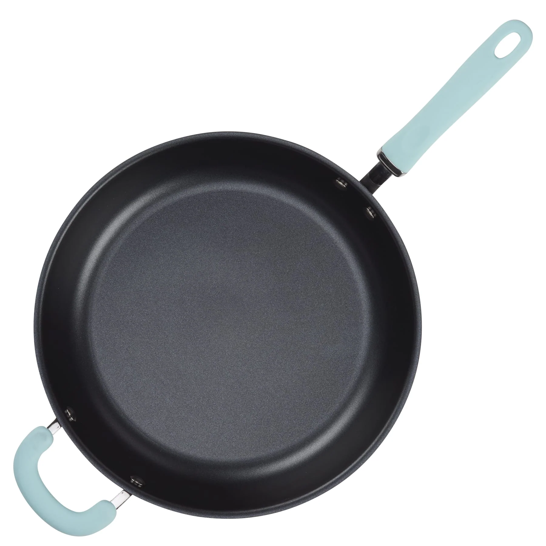 12.5-Inch Anodized Nonstick Induction Deep Frying Pan with Helper Handle - Image 10