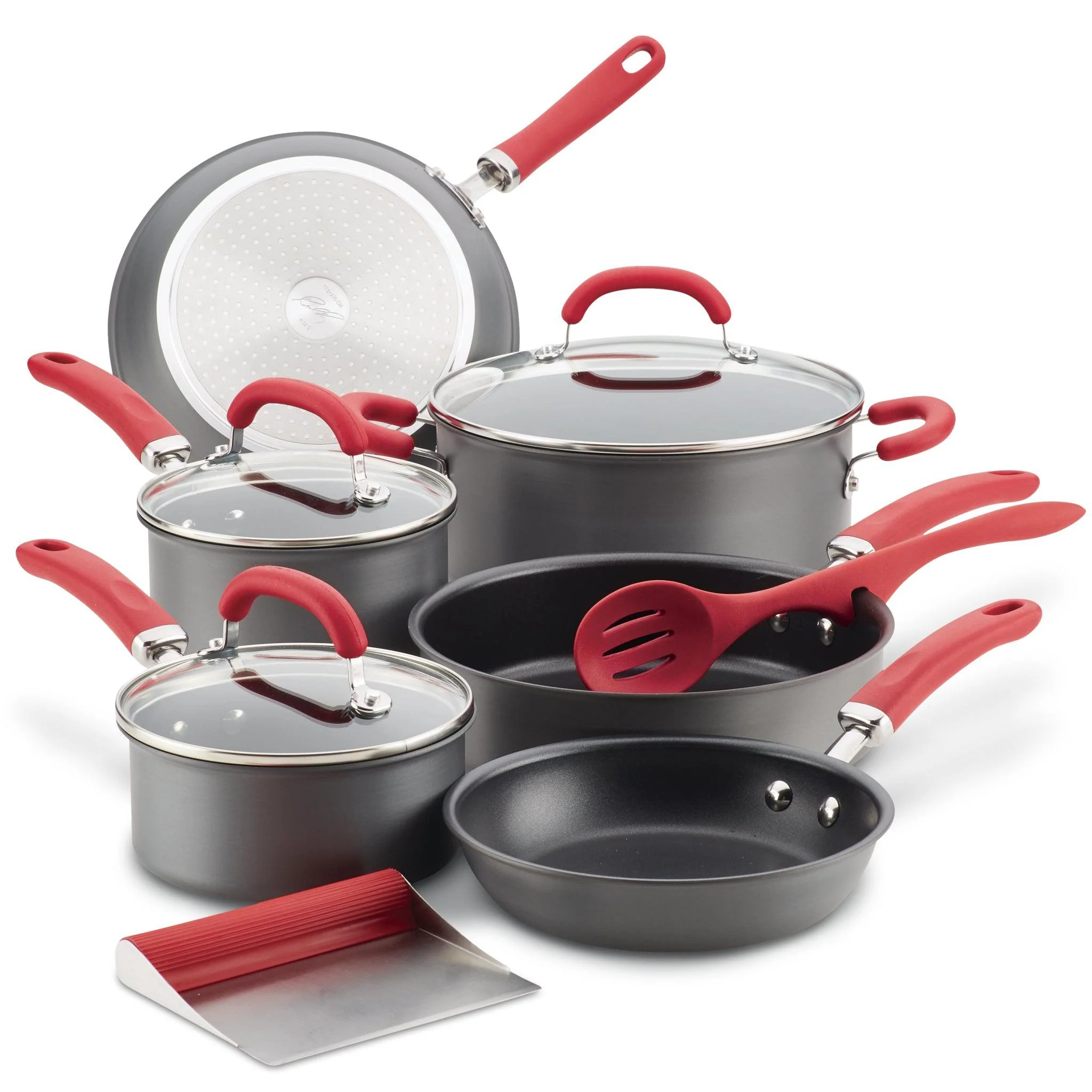 11-Piece Hard Anodized Nonstick Induction Cookware Set - Image 19