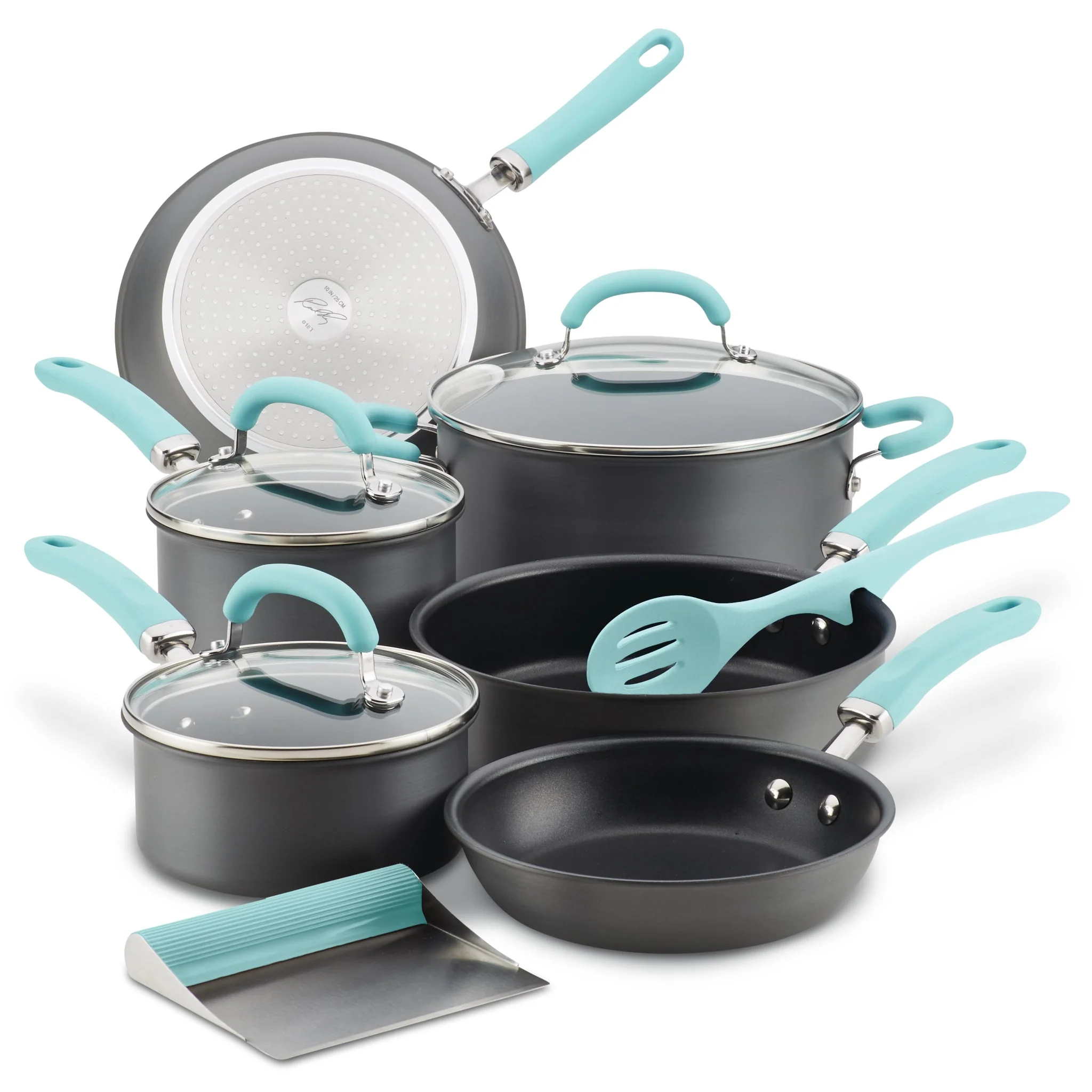 11-Piece Hard Anodized Nonstick Induction Cookware Set - Image 20