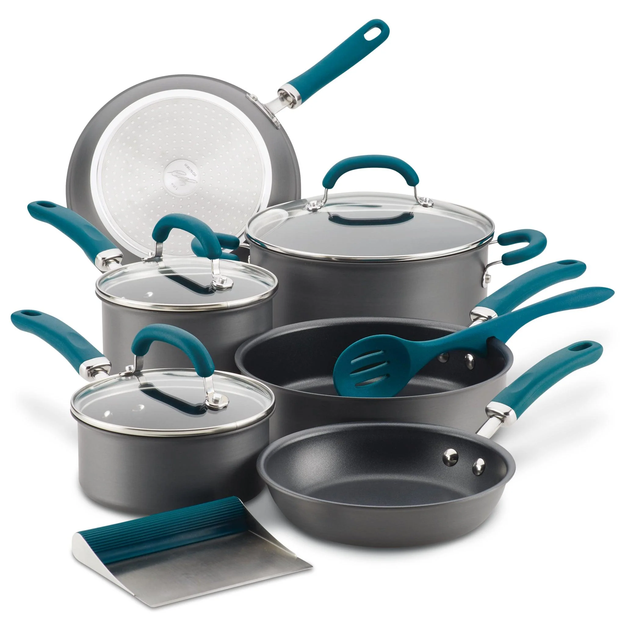 11-Piece Hard Anodized Nonstick Induction Cookware Set - Image 21