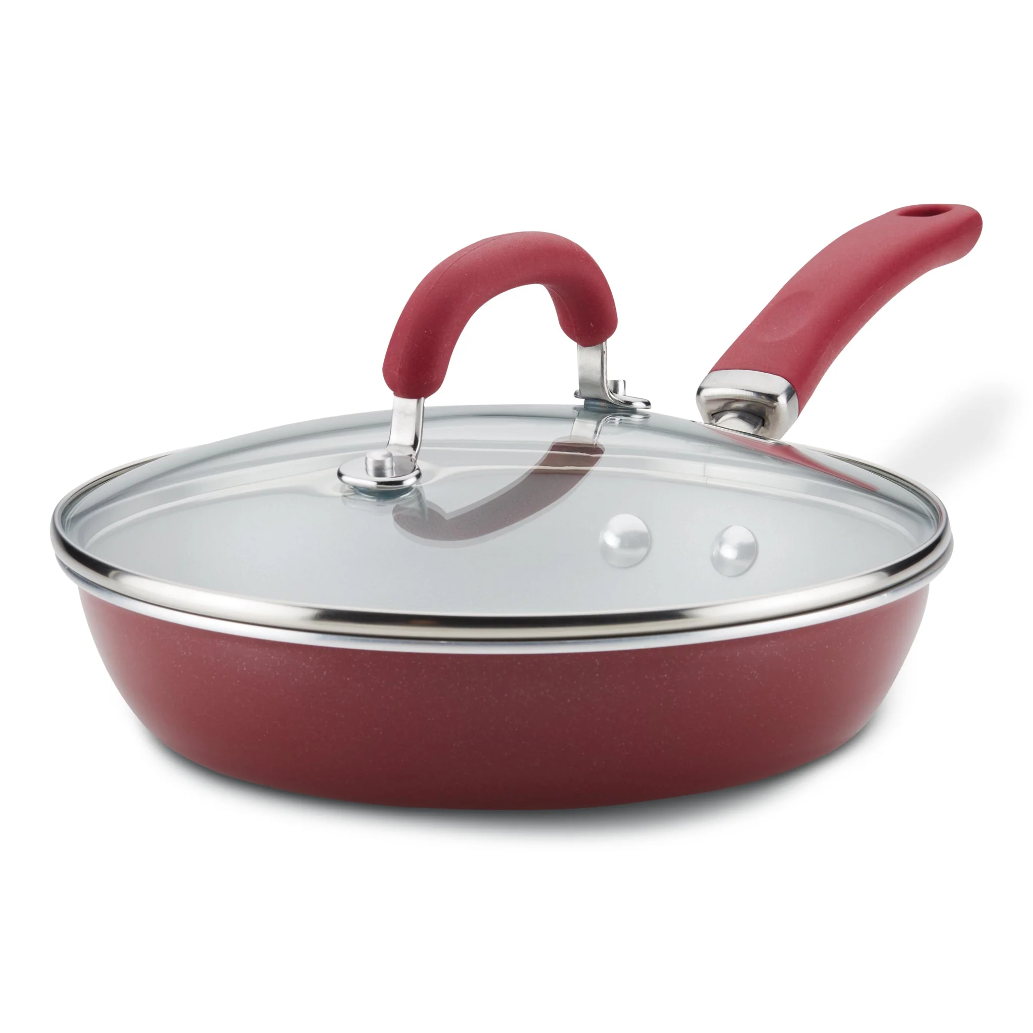 9.5-Inch Nonstick Induction Covered Deep Frying Pan - Image 15