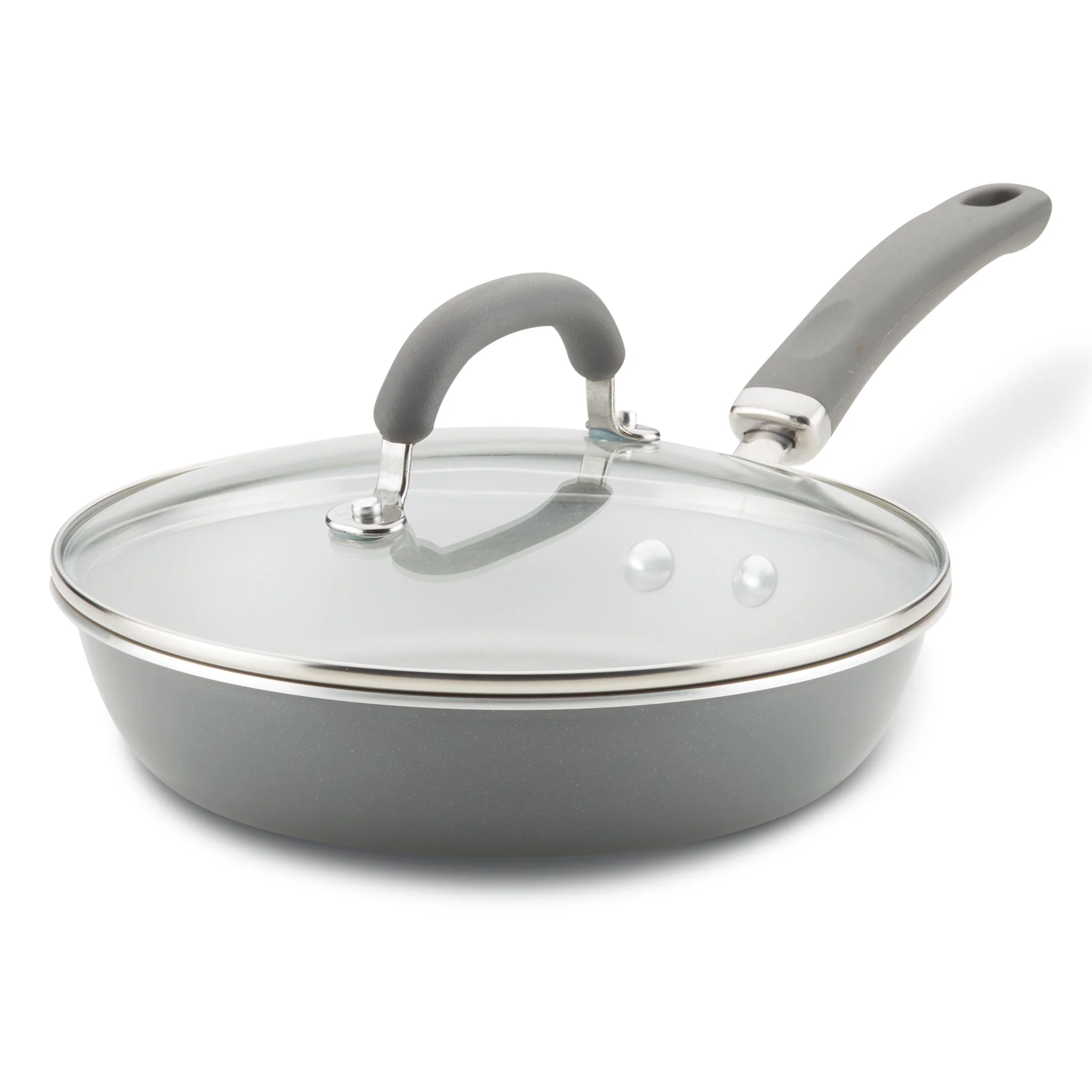 9.5-Inch Nonstick Induction Covered Deep Frying Pan - Image 2