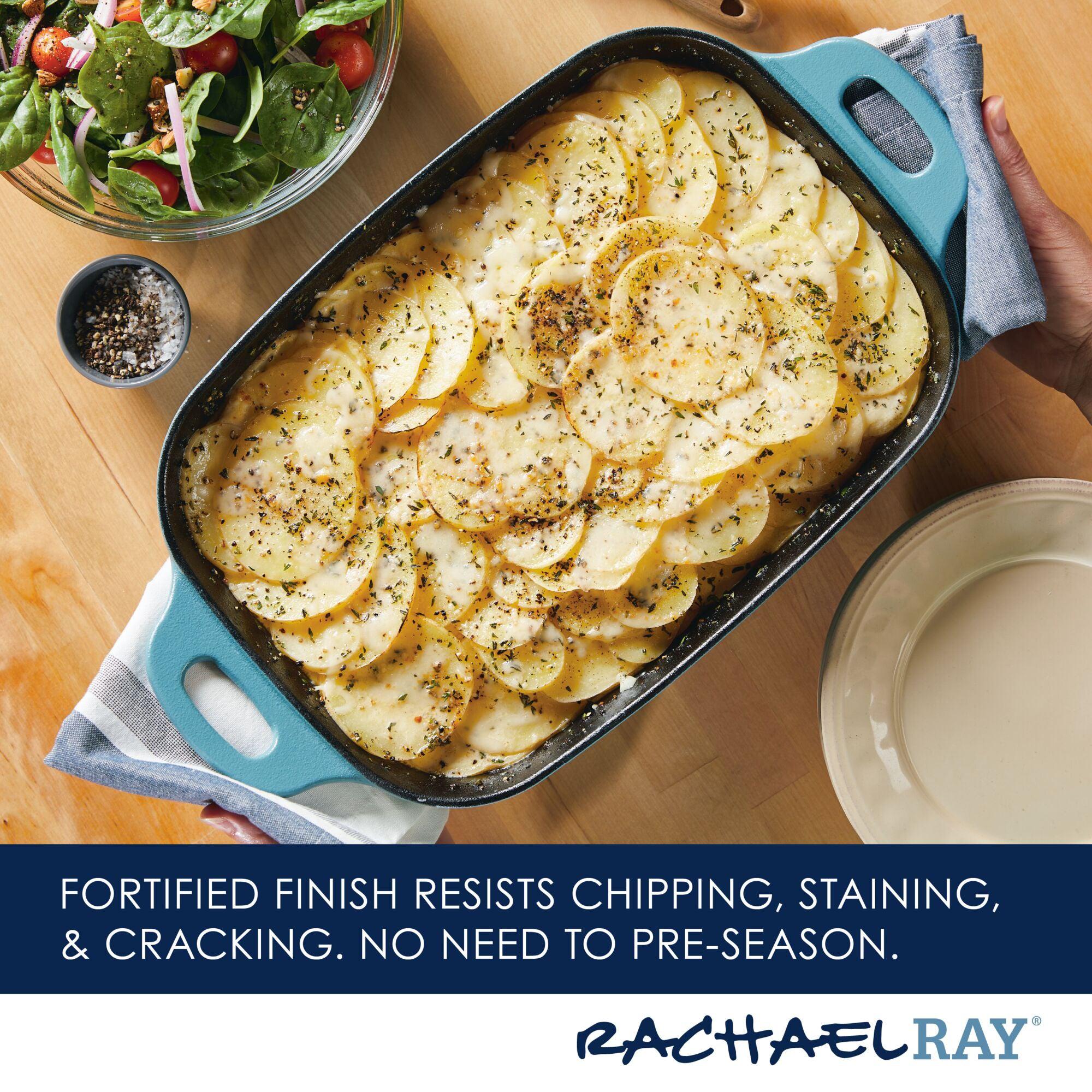 9-Inch x 13-Inch NITRO Cast Iron Roasting Pan - Image 4