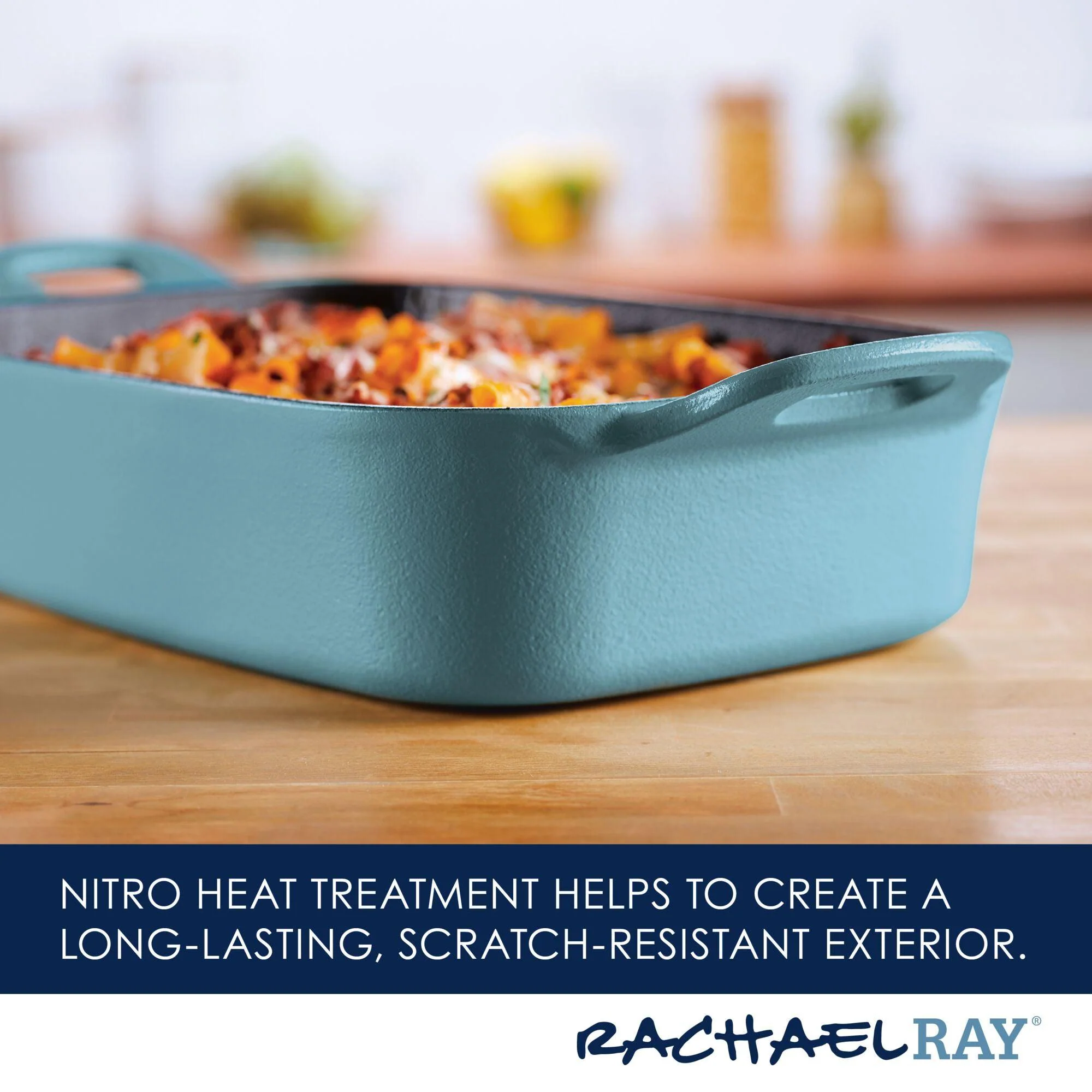 9-Inch x 13-Inch NITRO Cast Iron Roasting Pan - Image 6