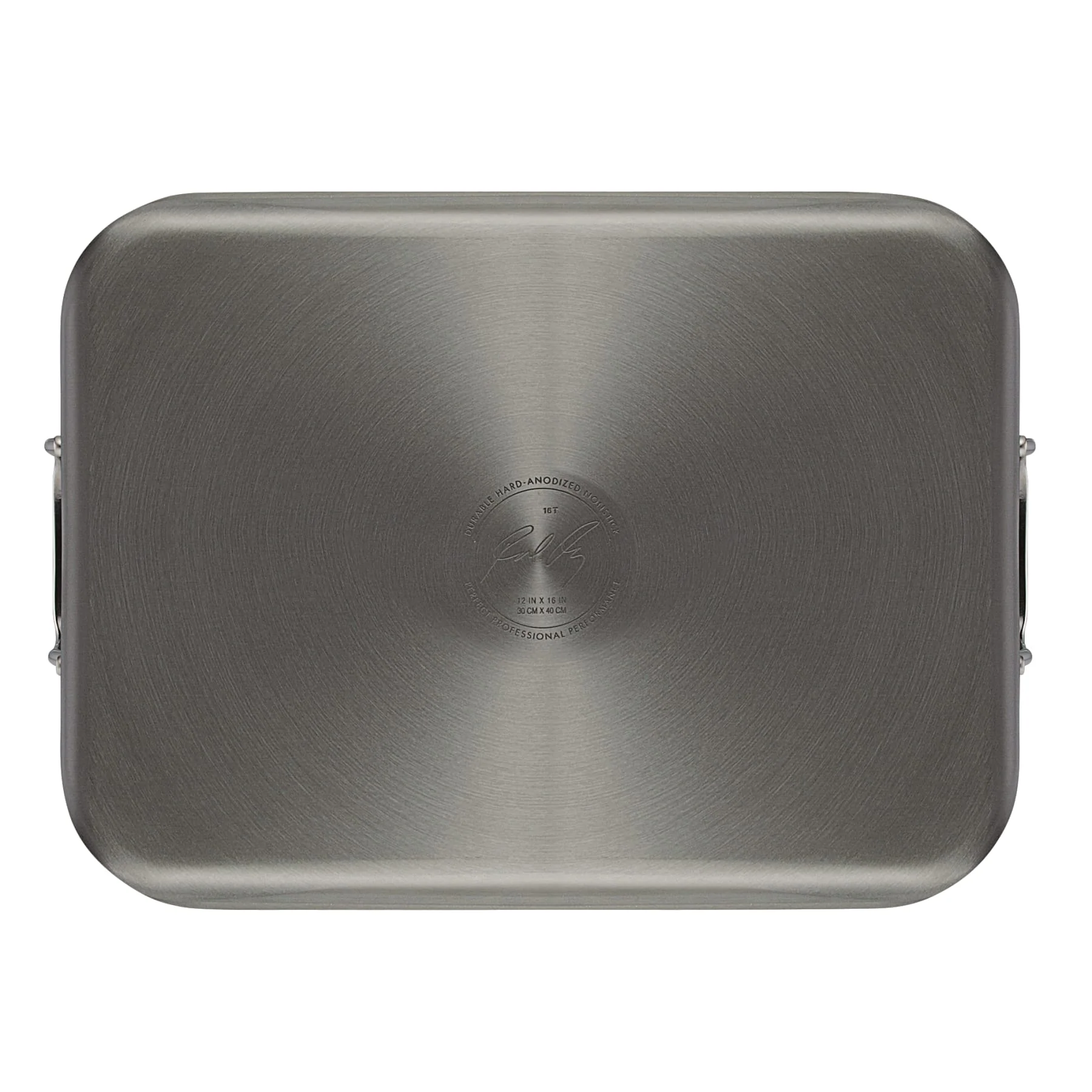 16-Inch x 12-Inch Nonstick Hard Anodized Roaster with Reversible Rack - Image 9