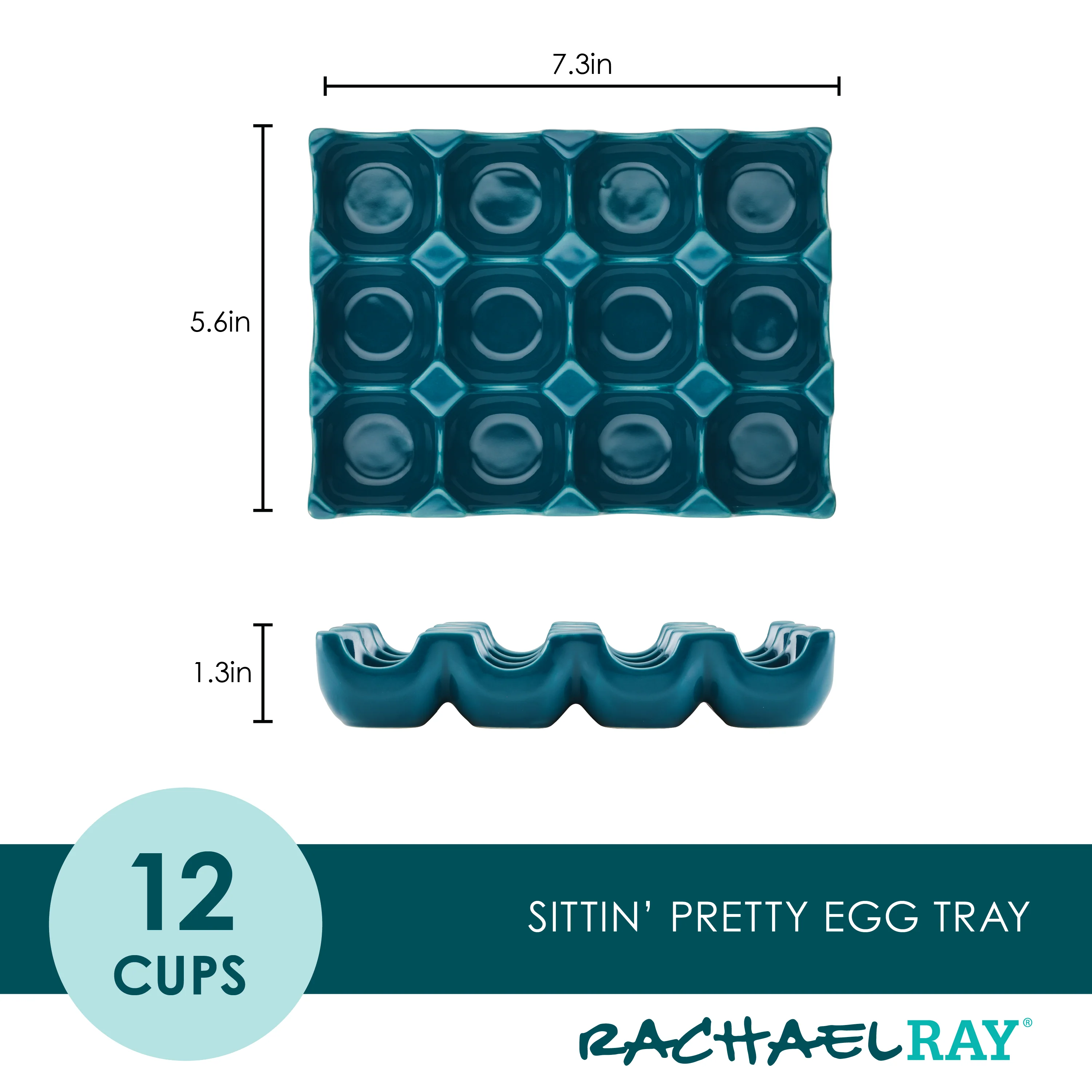 12-Cup Ceramic Egg Tray - Image 4