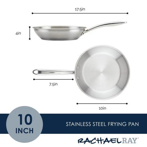 10-Inch Professional Stainless Steel Induction Frying Pan - Image 4